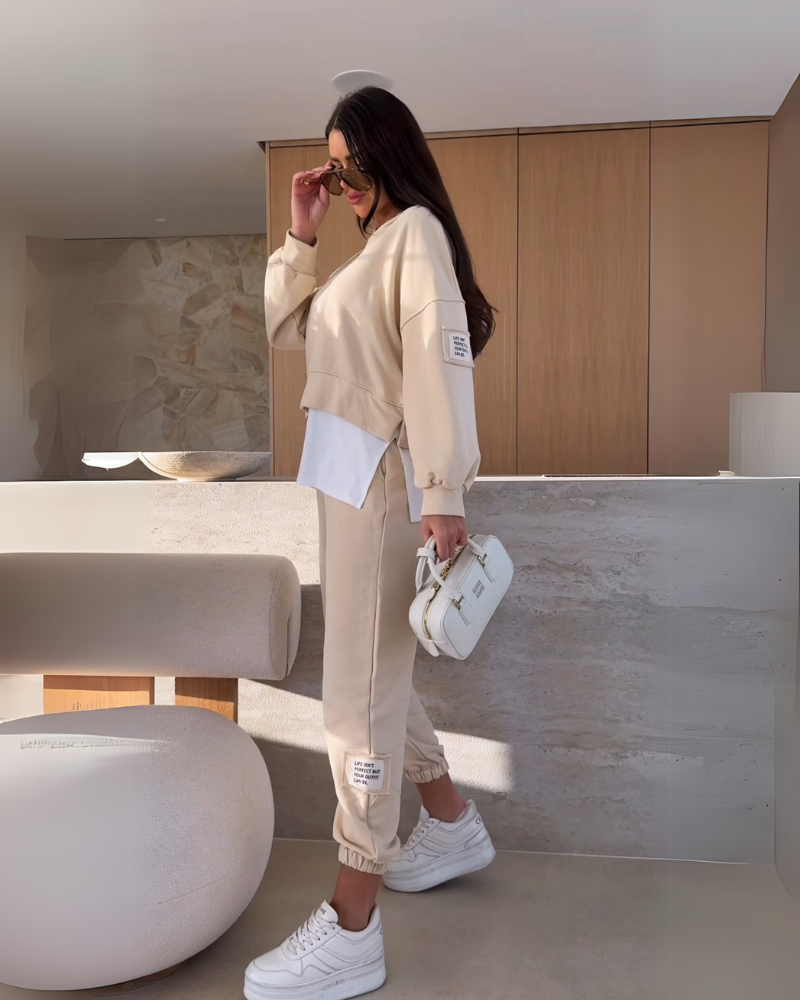 BELANI - Casual Hoodie and Sweatpants Set