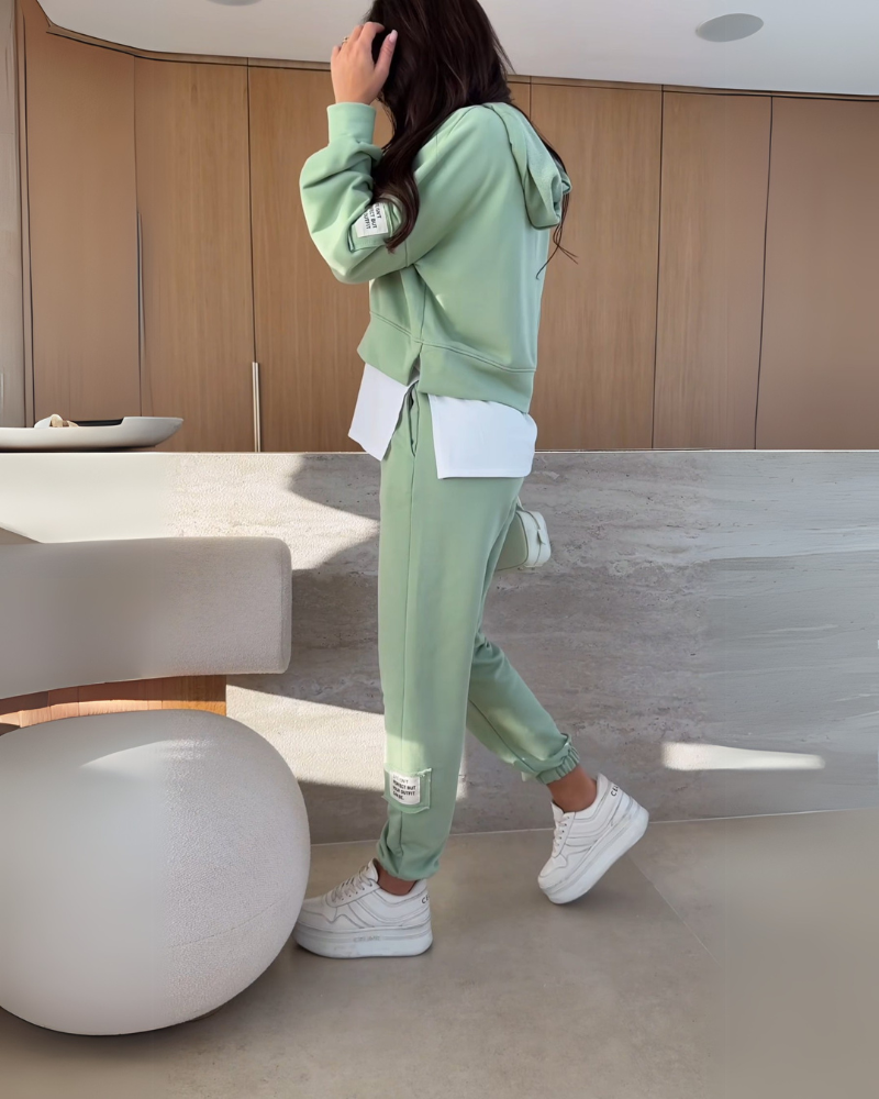 BELANI - Casual Hoodie and Sweatpants Set