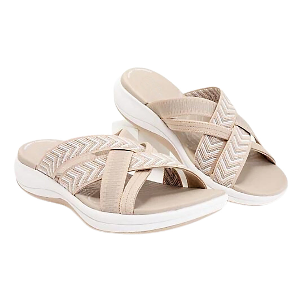 Alera | Comfort Sandals with Cross Strap Design