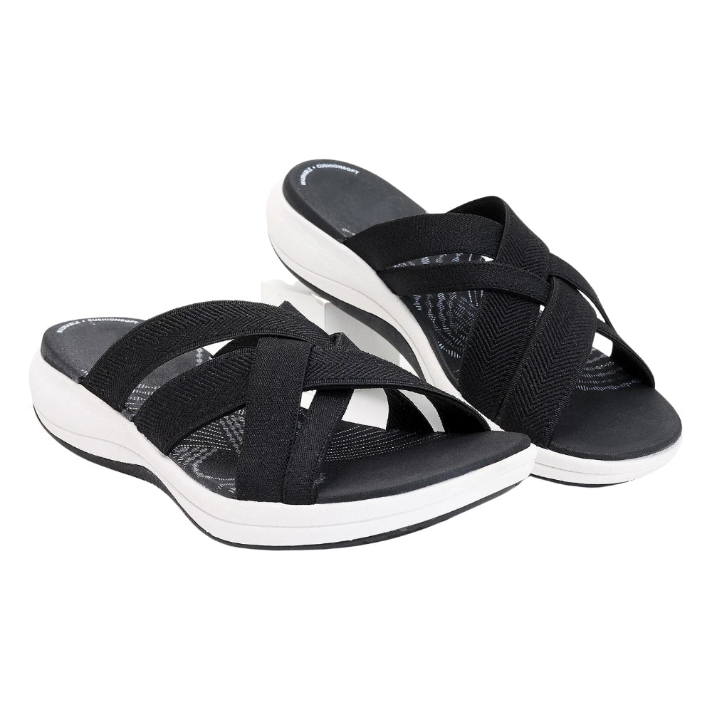 Alera | Comfort Sandals with Cross Strap Design