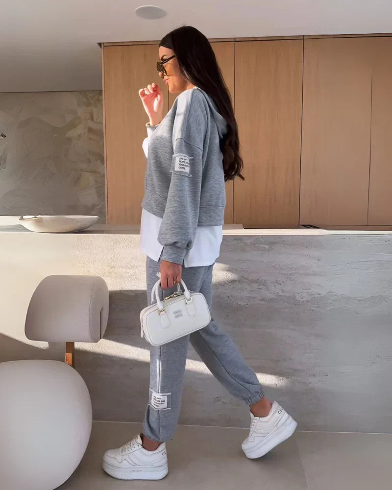 BELANI - Casual Hoodie and Sweatpants Set