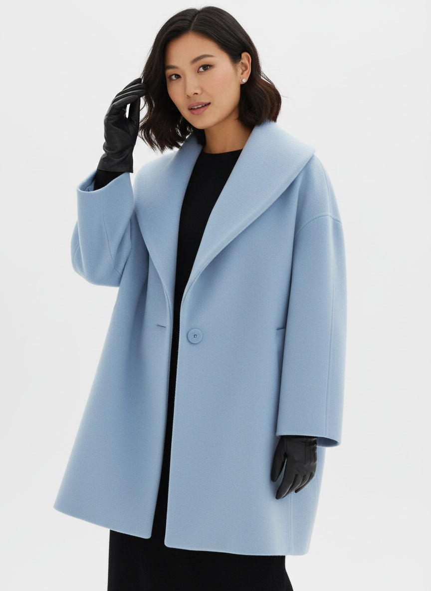 Celeste - Luxury Wind-Resistant Wool Coat