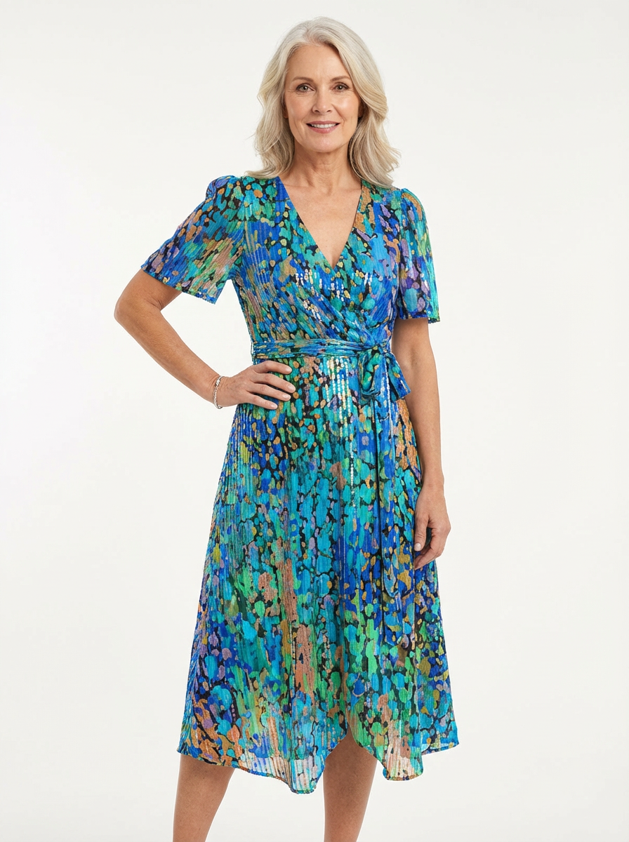 Sapphire | Light Blue Midi Dress