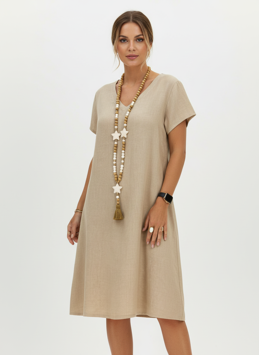 Tesora | Elegant Midi Dress