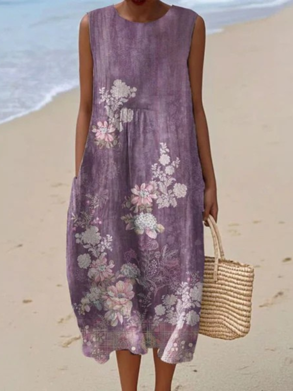 Ruby™ Floral Midi Dress" can be rewritten as "Ruby™ Floral Print Midi Dress.