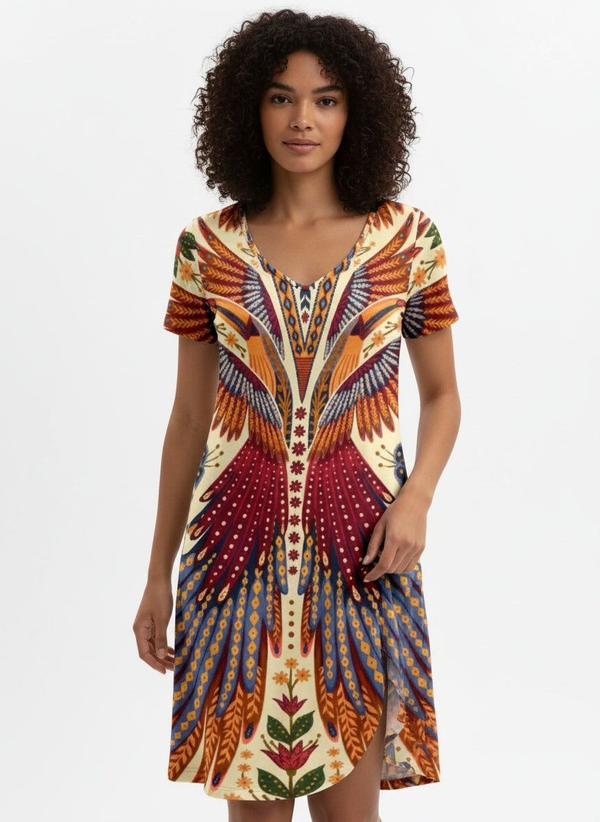 Gwen | Bohemian Chic Comfort Dress