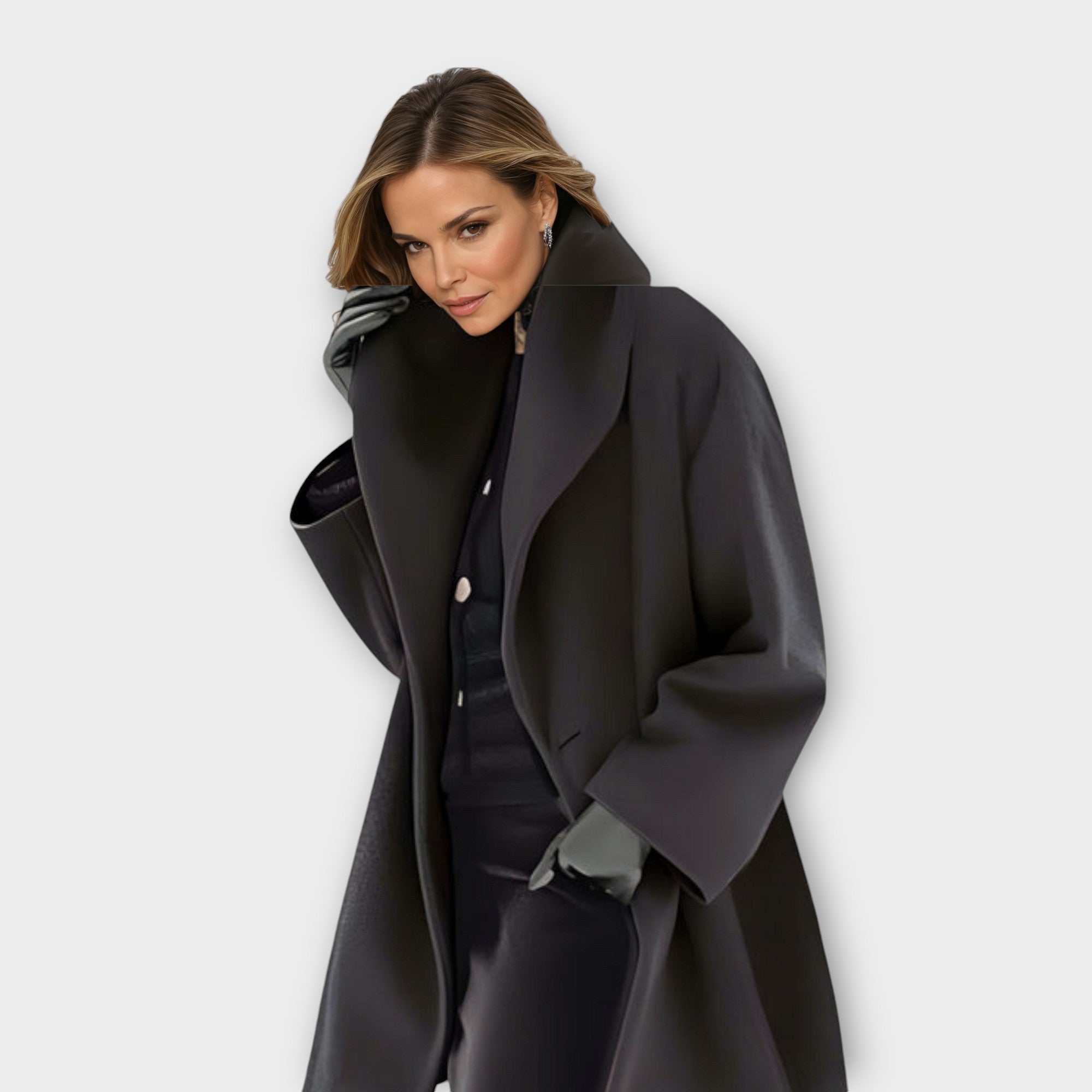Celeste - Luxury Wind-Resistant Wool Coat