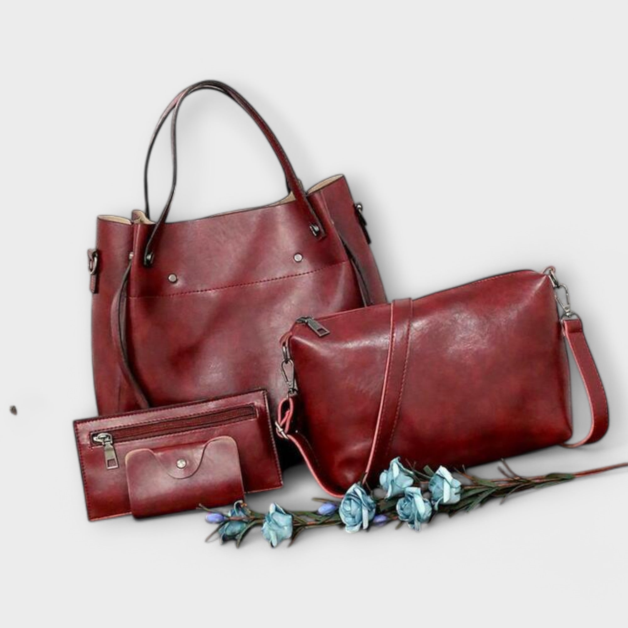 Olivia | 4-Piece Vintage Bag Set