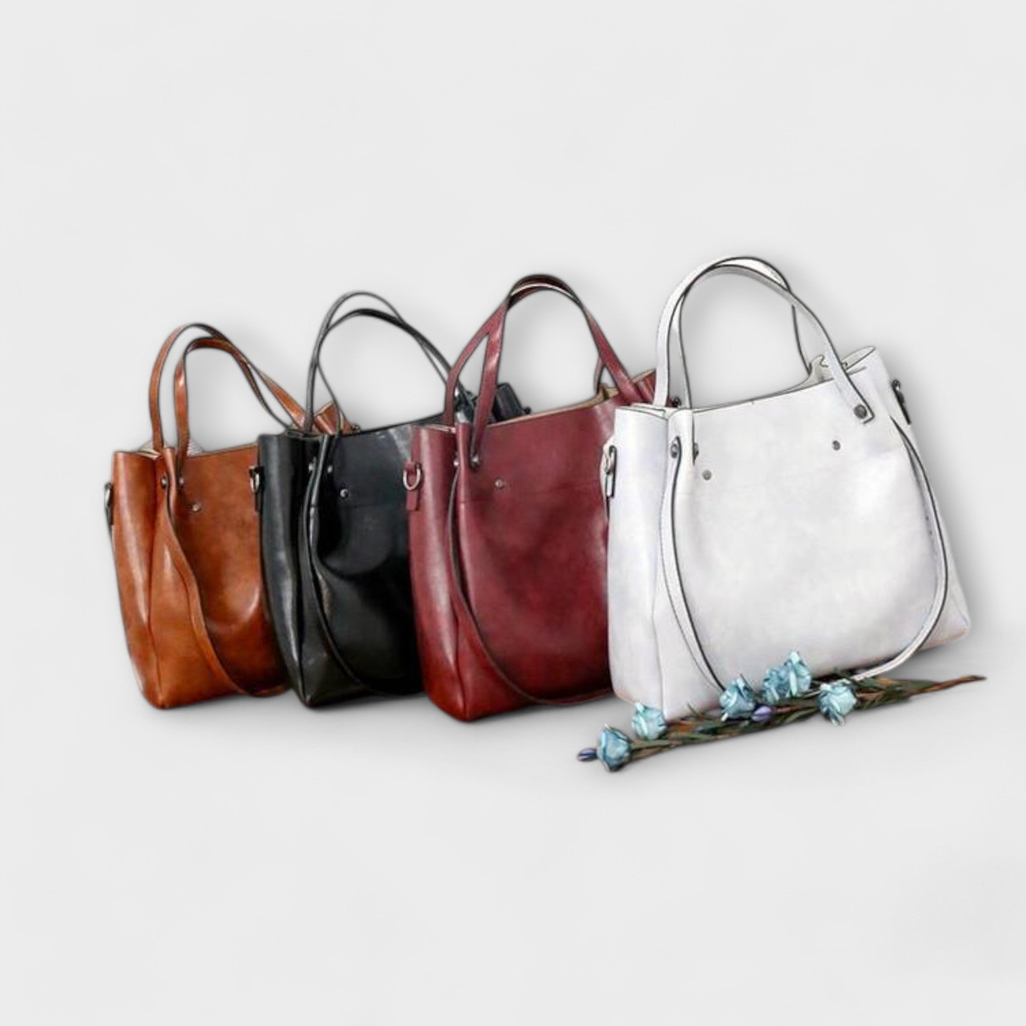 Olivia | 4-Piece Vintage Bag Set
