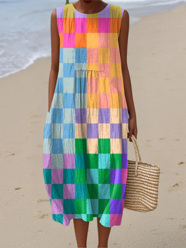 Kate™ Plaid Midi Dress