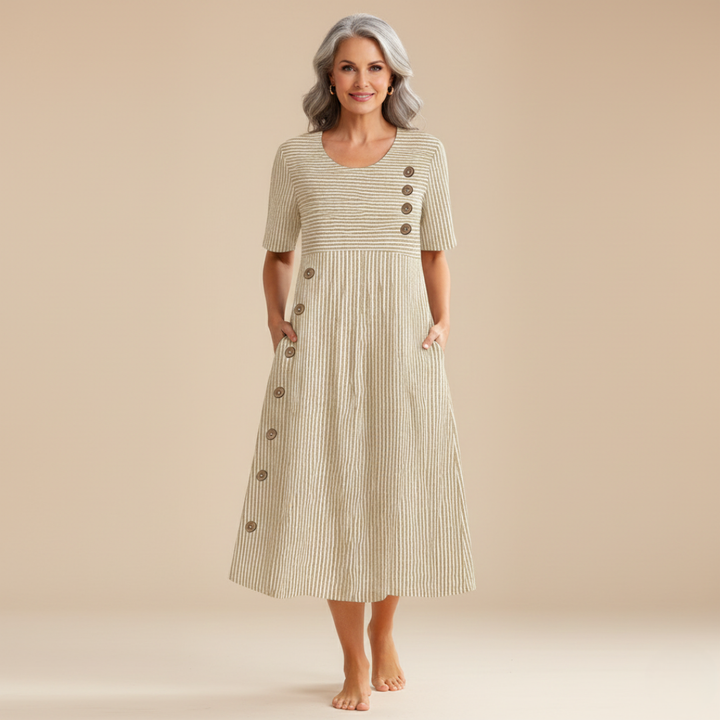 Jovie™ Striped Midi Dress