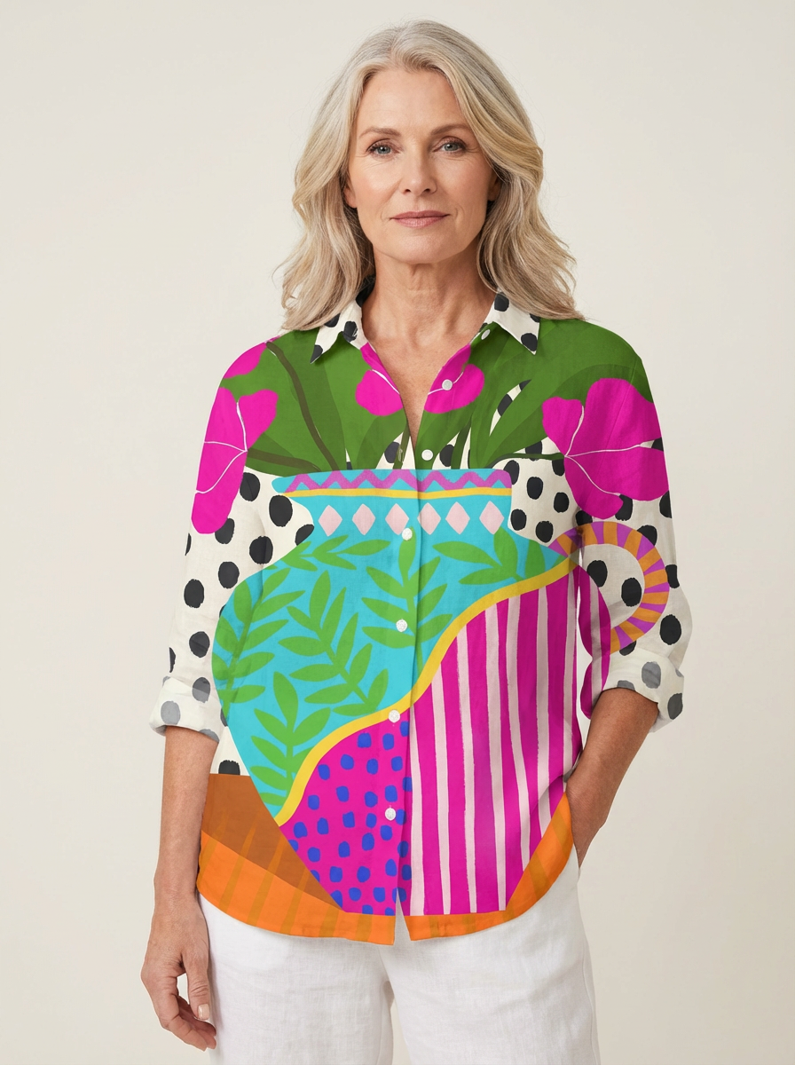 Amara | Floral Elegance Blouse