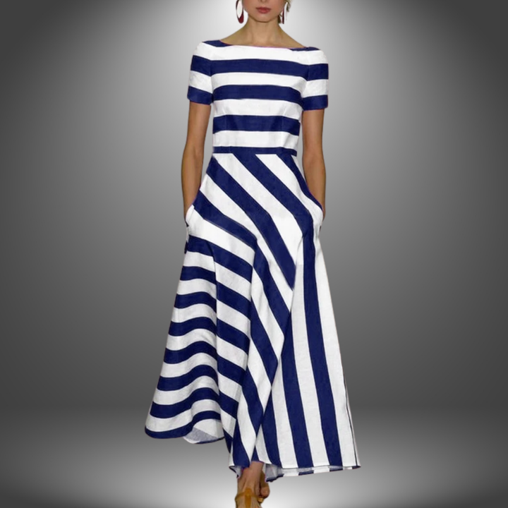 Airy Striped Dress with a Flowy Design