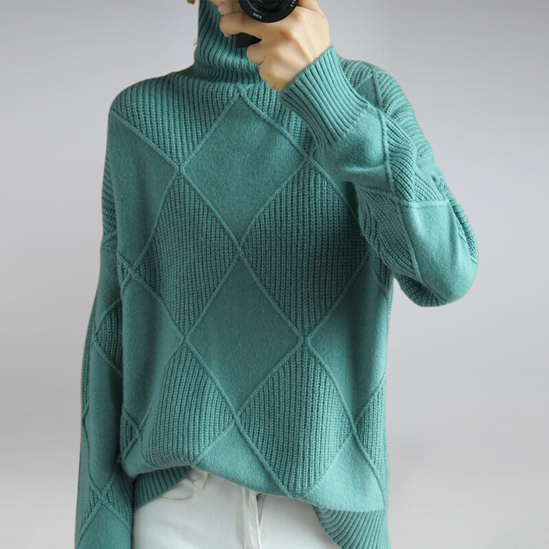 Sienna™ Cashmere Feel Turtleneck Sweater