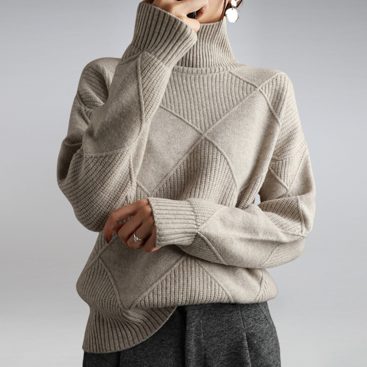 Sienna™ Cashmere Feel Turtleneck Sweater