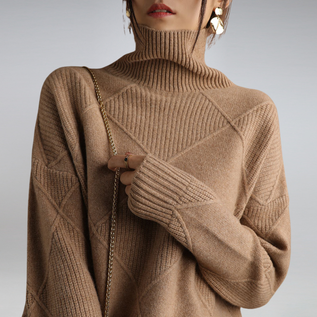 Sienna™ Cashmere Feel Turtleneck Sweater