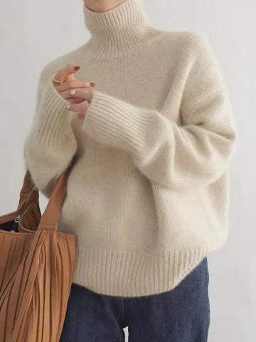 Amaya™ Luxe Cashmere Feel Turtleneck Sweater