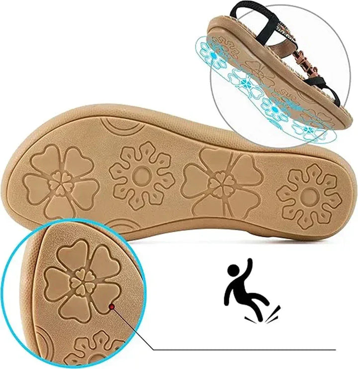 Elora | Boho Beaded Sandals