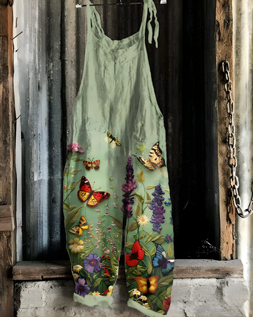 Butterfly Bloom™ Lightweight Artisanal Jumpsuit