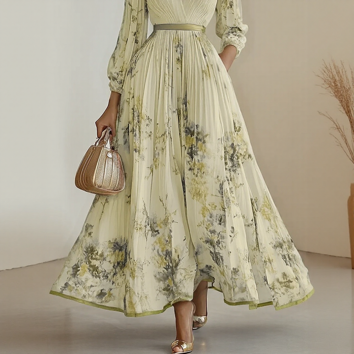 Lorelai™ | Elegant Pleated Maxi Dress