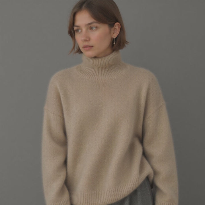 Soft Oversized Turtleneck Sweater