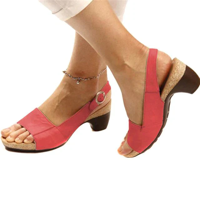 Clara | Open-Toe Slingback Sandals